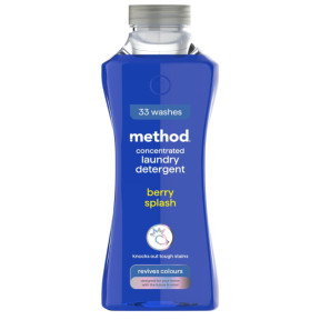 Рідкий концентрований пральний засіб Method Concentrated Laundry Detergent з ароматом Ягідний бриз, 33 прання, 990 мл